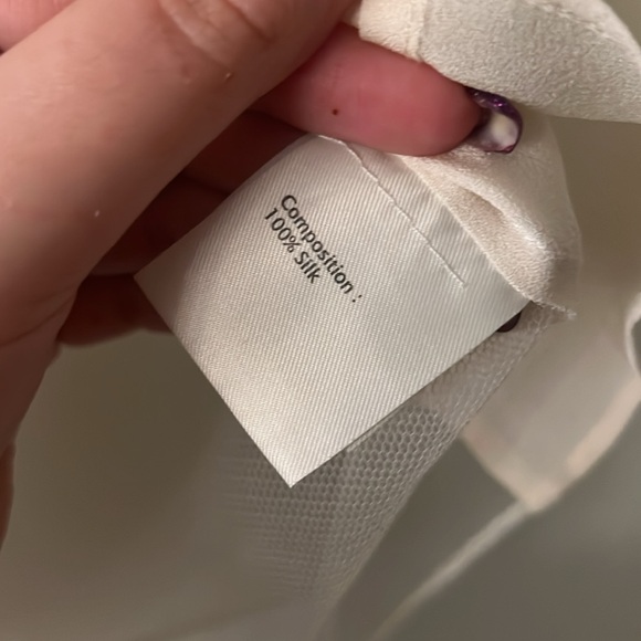 3.1 Phillip Lim White silk blouse - Picture 6 of 7